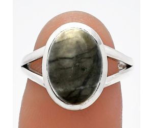 Picasso Jasper Ring size-7 SDR230554 R-1005, 9x13 mm