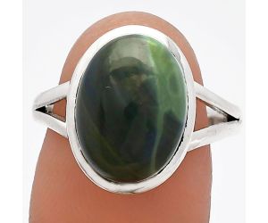 Picasso Jasper Ring size-8.5 SDR230568 R-1005, 10x14 mm