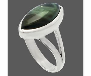 Picasso Jasper Ring size-6.5 SDR230570 R-1005, 8x15 mm