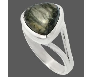 Picasso Jasper Ring size-8 SDR230654 R-1005, 11x11 mm