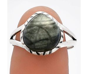 Picasso Jasper Ring size-8 SDR230957 R-1074, 11x11 mm