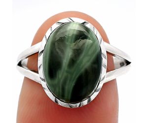 Picasso Jasper Ring size-8 SDR231008 R-1074, 10x13 mm