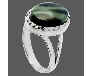 Picasso Jasper Ring size-8 SDR231008 R-1074, 10x13 mm