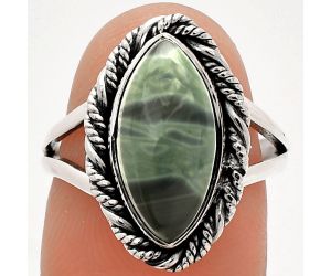 Picasso Jasper Ring size-7 SDR231498 R-1014, 8x15 mm