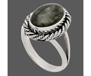 Picasso Jasper Ring size-7 SDR231578 R-1014, 8x12 mm