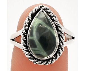 Picasso Jasper Ring size-8 SDR231708 R-1014, 8x14 mm