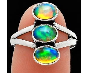 Ethiopian Opal Ring size-7.5 SDR238252 R-1263, 5x7 mm