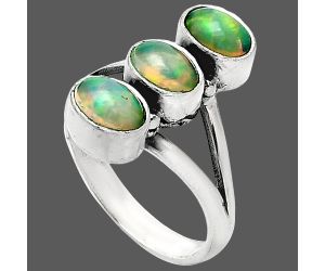 Ethiopian Opal Ring size-7 SDR238277 R-1263, 5x7 mm