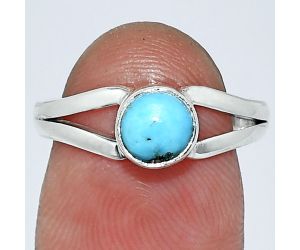 Kingman Turquoise With Pyrite Ring size-7 SDR238296 R-1505, 6x6 mm