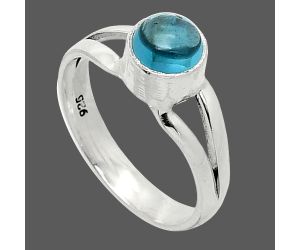 London Blue Topaz Ring size-6 SDR238309 R-1505, 6x6 mm