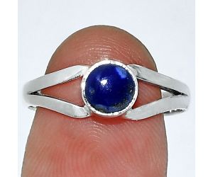 Lapis Lazuli Ring size-8 SDR238319 R-1505, 6x6 mm