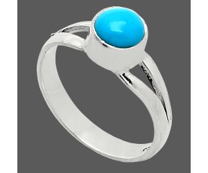 Sleeping Beauty Turquoise Ring size-6 SDR238340 R-1505, 6x6 mm
