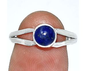Lapis Lazuli Ring size-8 SDR238343 R-1505, 6x6 mm
