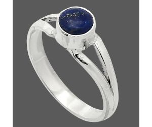 Lapis Lazuli Ring size-8 SDR238349 R-1505, 6x6 mm