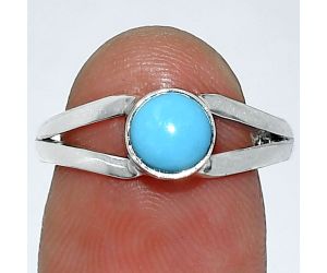 Sleeping Beauty Turquoise Ring size-7.5 SDR238355 R-1505, 6x6 mm