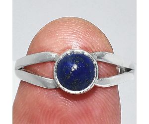 Lapis Lazuli Ring size-6 SDR238366 R-1505, 6x6 mm