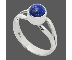 Lapis Lazuli Ring size-6 SDR238366 R-1505, 6x6 mm