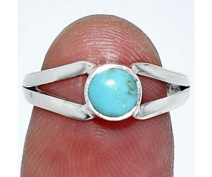 Natural Rare Turquoise Nevada Aztec Mt Ring size-7 SDR238373 R-1505, 6x6 mm