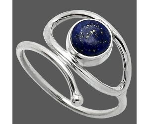 Eye - Lapis Lazuli Ring size-8 SDR238426 R-1254, 7x7 mm