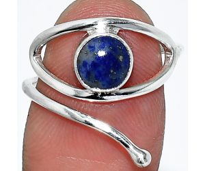Eye - Lapis Lazuli Ring size-7.5 SDR238437 R-1254, 7x7 mm