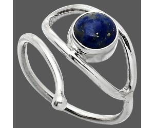 Eye - Lapis Lazuli Ring size-7.5 SDR238437 R-1254, 7x7 mm