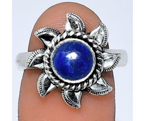 Sun - Lapis Lazuli Ring size-7.5 SDR238547 R-1617, 7x7 mm