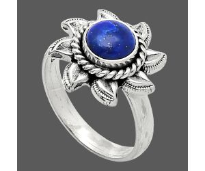 Sun - Lapis Lazuli Ring size-7.5 SDR238547 R-1617, 7x7 mm