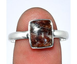 Indian Blanket Jasper Ring size-10 SDR238725 R-1001, 8x9 mm