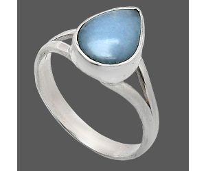Angelite Ring size-9 SDR238727 R-1002, 9x12 mm