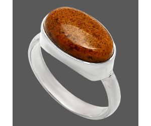 Rare Cady Mountain Agate Ring size-7.5 SDR239100 R-1057, 8x14 mm