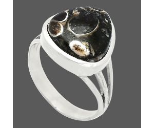 Turtella Jasper Ring size-7 SDR239200 R-1006, 12x12 mm