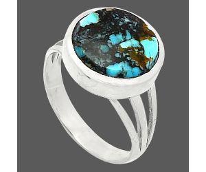 Lucky Charm Tibetan Turquoise Ring size-7 SDR239216 R-1006, 12x12 mm