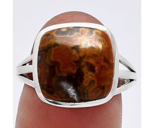 Rare Cady Mountain Agate Ring size-8 SDR239219 R-1006, 12x12 mm