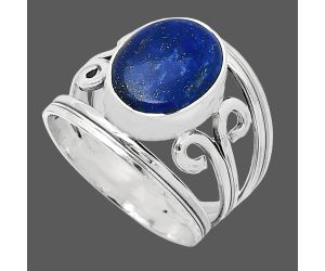 Lapis Lazuli Ring size-7 SDR239253 R-1132, 9x12 mm