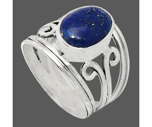 Lapis Lazuli Ring size-7 SDR239288 R-1132, 8x11 mm