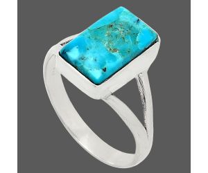 Blue Mohave Turquoise Ring size-8.5 SDR239351 R-1008, 8x12 mm