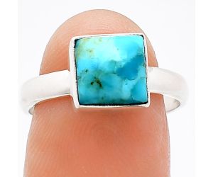 Blue Mohave Turquoise Ring size-7.5 SDR239363 R-1007, 8x8 mm