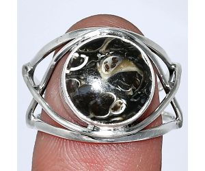 Turtella Jasper Ring size-8 SDR239405 R-1054, 12x12 mm