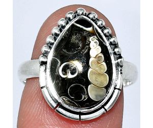 Turtella Jasper Ring size-8 SDR239441 R-1151, 10x15 mm