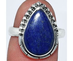 Lapis Lazuli Ring size-7 SDR239472 R-1151, 10x15 mm