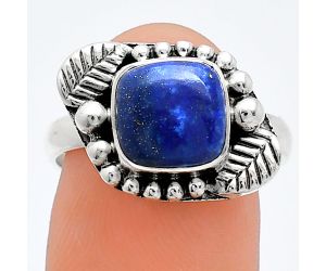 Lapis Lazuli Ring size-8 SDR239506 R-1154, 9x9 mm