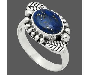 Lapis Lazuli Ring size-8 SDR239513 R-1154, 7x10 mm