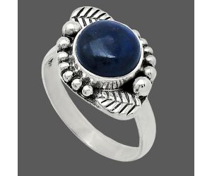 Blue Fire Labradorite Ring size-8 SDR239543 R-1154, 9x9 mm