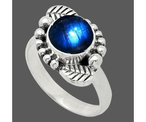 Blue Fire Labradorite - Madagascar Ring size-7 SDR239545 R-1272, 8x8 mm