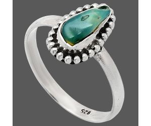 Ethiopian Opal Rough Ring size-9 SDR239579 R-1071, 5x10 mm