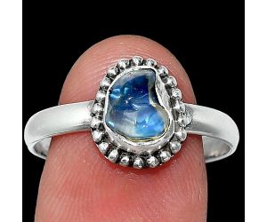 Ethiopian Opal Rough Ring size-10.5 SDR239591 R-1071, 6x8 mm