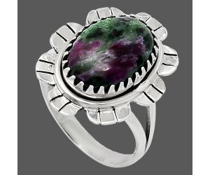 Ruby Zoisite Ring size-9 SDR239636 R-1341, 10x15 mm