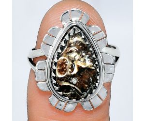 Turtella Jasper Ring size-7 SDR239648 R-1341, 9x14 mm