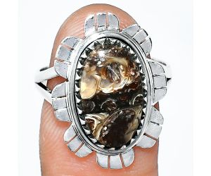 Turtella Jasper Ring size-8 SDR239687 R-1341, 9x15 mm