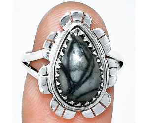 Picasso Jasper Ring size-8 SDR239691 R-1341, 8x14 mm